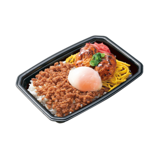 月見炭火焼鶏つくね重