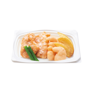 エビマヨチキンおかず